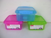 Plastic clip and lock storage container 1.2L