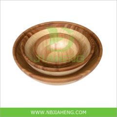 Kitchen Dinnerware Bamboo Bowl 3PCS for Set