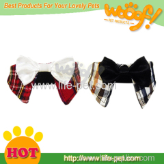 Wholesale grid dog bow tie