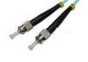 Black FTTH simplex ST Fiber Optic Connector with Ferrule , PC / UPC