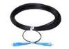 Indoor FTTH / FTTX PVC LSZH Fiber Patch Cord with Drop Cable