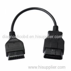 20CM OBD2 16PIN Male to Female Connector extend OBD-ii connector