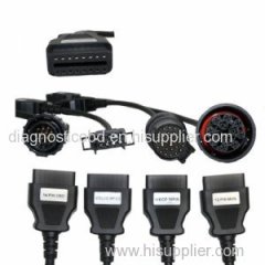 Auto cdp pro truck cable delphi ds150 vci truck cables full set