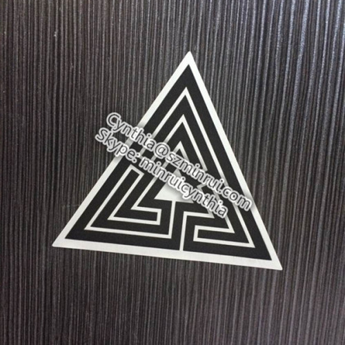 Custom High security Tamper Resistance Eggshell Vinyl Sticker