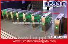 Intelligent Access Control Flap Barrier Gate Stainless Steel 110V / 220V