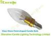 360 Degree Led Candle Lamp Golden 1070 Aluminum Point Shaped Ra80 210 - 270lm