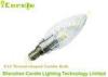 Clear Screw Shaped Glass Led Candle Lamp 3w 2700k 210lm - 270lm E14 Base