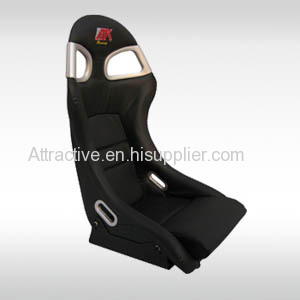 Leather Cover Car Racing seat with Carbon Fiber