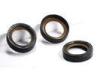 NBR / VITON / ACM Black Rubber Oil Seals With Moly Filled PTFE 312126