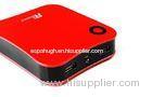 Red Nokia / Blackberry / Sony Emergency Mobile Phone Charger 10400mAh , Custom