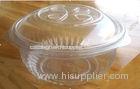 32oz 950ml PET Round Disposable Salad Bowls Clear For Ice Cream