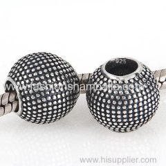 European Style Sterling Silver Nepal Beads