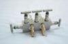 Industrial high pressure S.S 316 5 way valve manifolds , NPT / BSP / ISO / DIN Standard