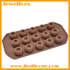 3D round pentagon shape silicone chocolate mold
