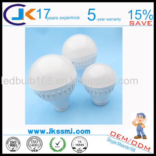 Discount white light 10w 12w led bulb light casing and assemble factory