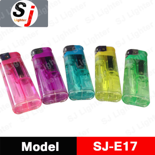 Transparent plastic lighter gas lighter