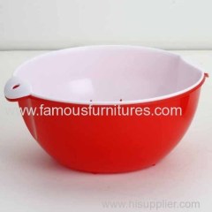 Kitchen plastic drop basket