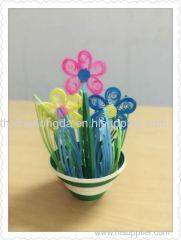 Quilling vase of flowers