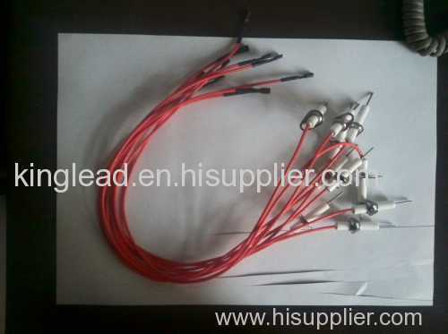 spark plug for BBQ;ceramic electrode with lead wire