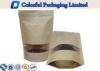 100g , 250g , 500g , 1kg kraft paper Stand Up Pouch with Window rectangle