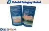 Degradable Soft Salt seafood biodegradable Plastic Stand Up Pouch With Window