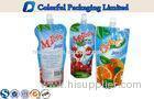 250ml Beverage Laminated Stand Up Pouch With Spout , liquid packaging bags