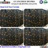 Single Color LED Star Curtain Sound Activated Lights For WeddingStage