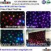 Waterproof Velvet LED Star Curtain Theatre Stage LED Backdrop Red / Blue / Yellow