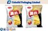 Recyclable laminated plastic potato chips bag with Back side sealing