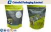 plastic Resealable Stand up Pouches for frozen food , seafood , juice , snack