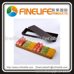 Rectangular Fluted Tart Mould-Removable Bottom