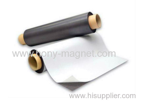 Wholesale white coated adhesive rubber magnet