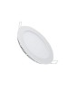 LED round Panel Light Fixture with super white LEDs 2 Watt 90X70mm