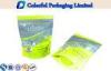 durable Plastic resealed stand up packaging pouches For Dog / cat Food