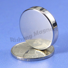 magnet grade N45 permanent magnetic discs D25 x 5mm extremely strong magnets 2500GS