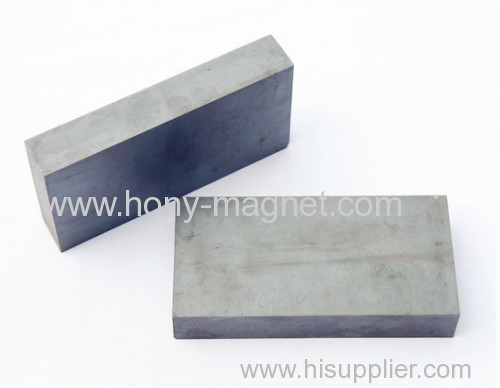 Bonded neodymium block motor magnets