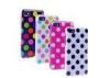 Blackberry Z10 Silicone Cell Phone Cases For Women , Pink Polka Dot