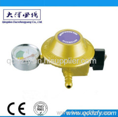 lpg gas regulator with gauge