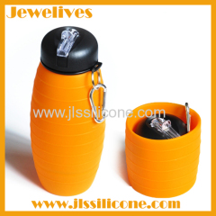 Silkworm chrysalis style silicone water bottle