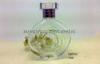 Round 75ml Decorative Glass Perfume Bottles With Pump , UV Coated