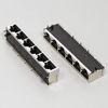 PCB RJ45 magnetics modular connectors 10/100Base-TX Female Multi port