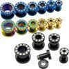 Anodized jewelry screw on flesh tunnel body p,flesh tunnel body jewelry,ear plugs piercing,era gauge