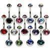316 stainless steel fancy navel ring jewelry