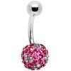 Surgical steel fashional navel ring jewelry