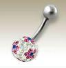Fahional 316 stainless steel fancy navel belly ring jewelry