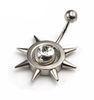 Hot selling 316 stainless steel fahion belly ring piercing jewelry