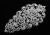 Brass Rhinestone Crystal Bridal hair Comb 6.1''Long3.2''Wide SL1963, lead and nickel free