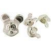 Custom design lovely engraved silver charm micky mouse silver charm accessories
