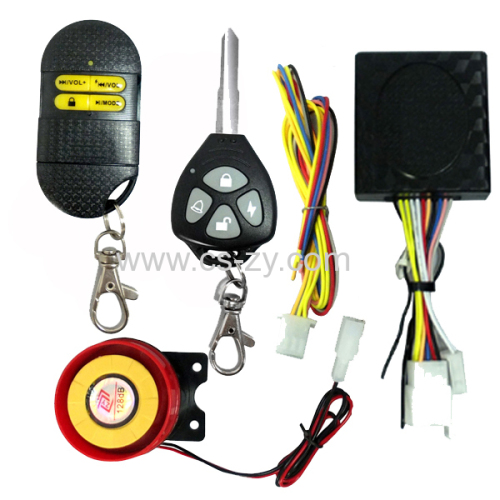 one way motorcycle security alarm system