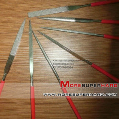 electroplated diamond needle files for glass